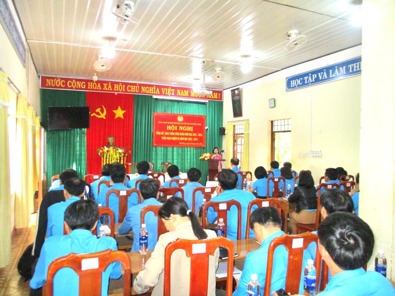 Công đoàn ngành Giáo dục và Đào tạo tỉnh Đắk Nông tổ chức Hội nghị Tổng kết hoạt động công đoàn năm học 2021 – 2022, triển khai nhiệm vụ trọng tâm năm học 2022 – 2023