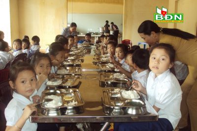 Toàn tỉnh có 168 bếp ăn bán trú dành cho học sinh