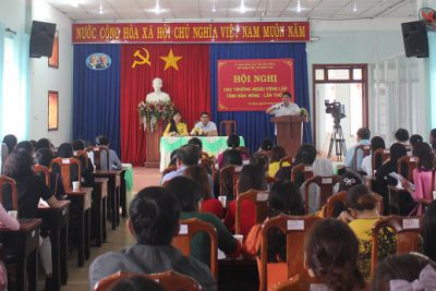 Hội nghị các trường ngoài công lập tỉnh Đắk Nông- Lần thứ 1
