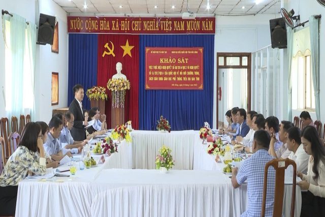 Đoàn đại biểu Quốc hội tỉnh Đắk Nông làm việc với Sở Giáo dục và Đào tạo