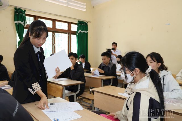 Hơn 8.500 thí sinh Đắk Nông hoàn tất thủ tục dự thi tốt nghiệp THPT năm 2025